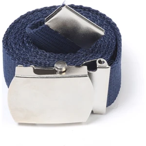 Lacivert Metal Tokalı Örme Kemer Palask