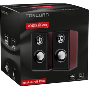 C-8003 Pc Hoparlör USB 2.0 Ahşap Desen