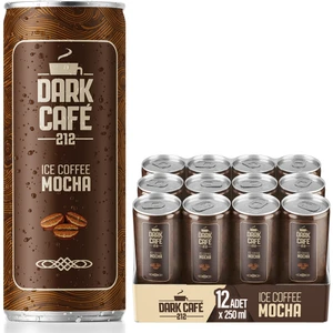 Dark Café 212, Soğuk Kahve, Mocha, 250 ml (12'li Paket, 12 adet x 250 ml)