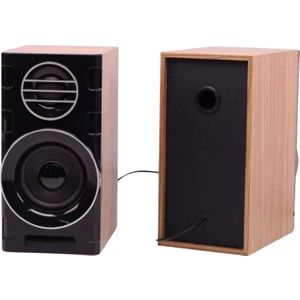 C-8007 Pc Hoparlör Ahşap Desen