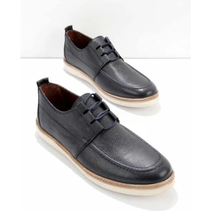 Lacivert Leather Erkek Casual Ayakkabı E01556090303