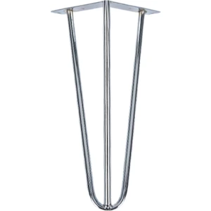 Aksesuar Mil 20 cm Krom Metal Ayak 4'lü