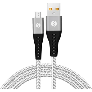 SL-STM60M 3A Fast Şarj Micro USB Silver Data + Sarj Kablosu