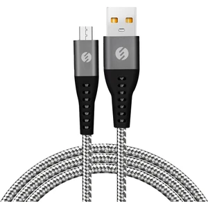 SL-STM60M 3A Fast Şarj Micro USB Gri Data + Sarj Kablosu