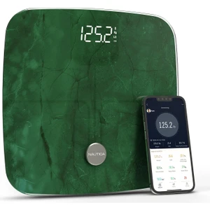 Marble Collection Plus Vücut Analizli Akıllı Bluetooth Tartı Baskül Yeşil