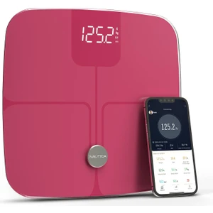 Classic Collection Plus Vücut Analizli Akıllı Bluetooth Tartı Baskül Yağ Ölçer Kırmızı