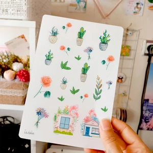 Yeşillim Sticker Set A5,doğa,natural,bahar