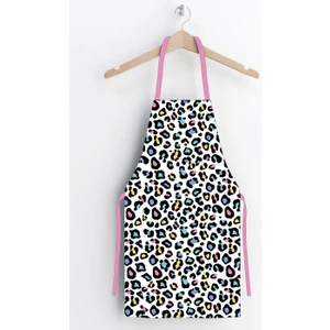 Ays Home Renkli Leopar Mutfak Önlüğü
