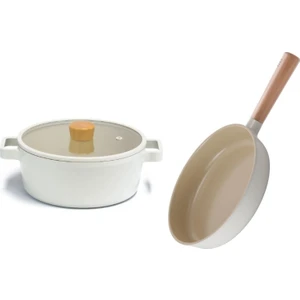222/NEOF126 Fika Alüminyum 3lü Set (22CM TENCERE+26CM Tava)