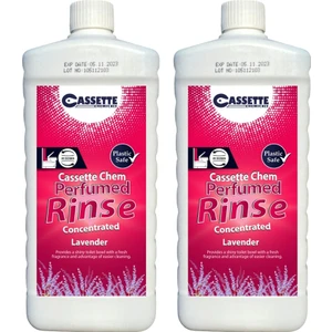 Karavan Tekne Tuvalet Kimyasalı Perfumed Rinse Concentrated Kasetli Portatif Tuvalet Koku Giderici 2'li Avantajlı Paket