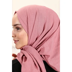 Ada Sanatsal Cloudy Pamuk Şal Thulian Pembe