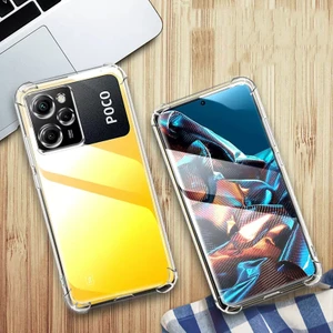 Poco X5 Pro Şeffaf Anti -Düşme Cep Telefonu Kılıfları (Yurt Dışından)