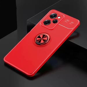 Poco X5 Pro 5g Manyetik Emme Yüzük Silika Jeli Cep Telefonu Kılıfları (Yurt Dışından)
