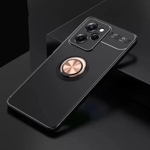 Poco X5 Pro 5g Manyetik Emme Yüzük Silika Jeli Cep Telefonu Kılıfları (Yurt Dışından)