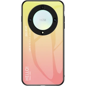 Honor X9A Degrade Renk Havalı Cam Cep Telefonu Kılıfları (Yurt Dışından)