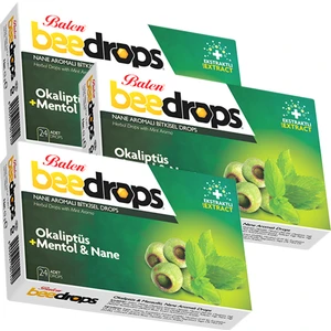 Beedrops Okaliptüs & Mentollü Nane Aromalı 24 Drops x 3 Adet