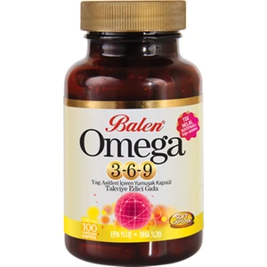 Omega 3-6-9 Yağ Asitlerini İçeren Yumuşak Kapsül