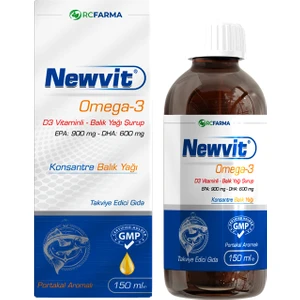 Newvit Omega-3 D3 Vitaminli Şurup 150 ml