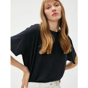 Oversize Tişört Modal Karışımlı