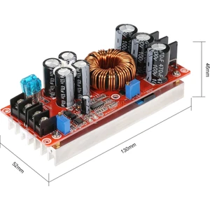 Robo Dünya 1200W 10-60V'DAN 12-83V'A 20A Dc-Dc Gerilim Yükseltici Modül