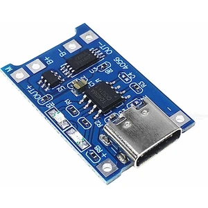 Robo Dünya TP4056 3,7V Şarj Devresi - Korumalı Mod Type C