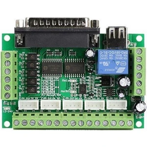 Robo Dünya Mach3 5 Eksenli Cnc Step Motor Sürücü Kartı + USB Kablo