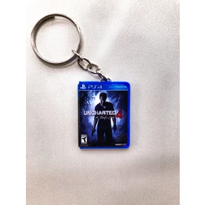 Cosmic Store Uncharted 4: Bir Hırsızın Sonu Minyatür Ps4 Oyun Kutusu Anahtarlık