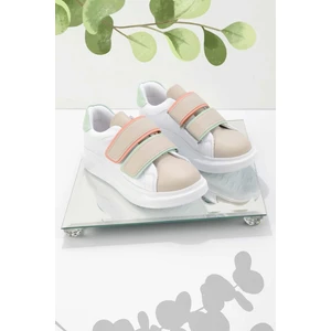 Beyaz Çok Renkli  Kadın Sneaker K01179085509