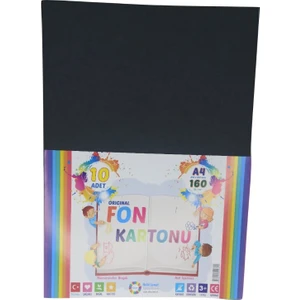 Siyah Fon Kartonu 10 Adet
