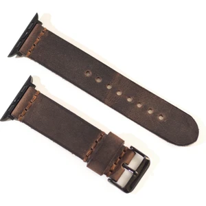 Hi Leather Apple Watch Deri Kordon Saat Kayışı 42/44/45 mm mm - Hakiki Deri / El Yapımı