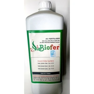 Süper BioferYaprak Gübresi Bakır Demir Çinko 2,5 Lt