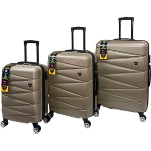 Yefa Kırılmaz Abs 3 Lü Valiz Seti