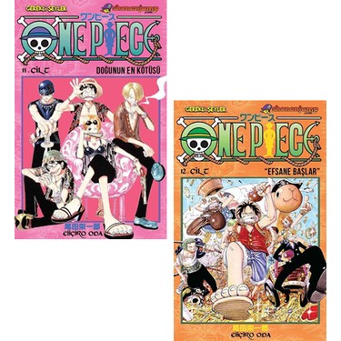One Piece 11-12. Ciltler Manga Seti Kitabı ve Fiyatı