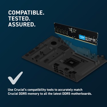 Crucial CT8G48C40U5 - 8GB DDR5-4800 UDIMM PC RAM BELLEK CL40 Fiyatı