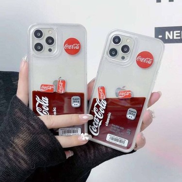 Gritty Apple iPhone 14 Pro Max Uyumlu Coca Cola Sulu Telefon