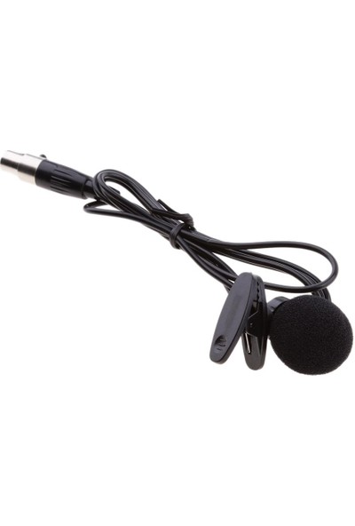 Perfk Profesyonel Yaka (Lavalier) Direktif Mikrofon 3.5mm Mono/3pin/4pin Xlr Ses Amplifikatörü Için - Siyah, Xlr 4pin (Yurt Dışından)