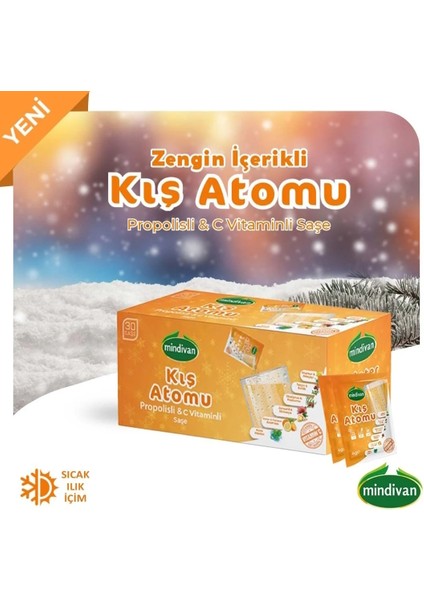 Kış Atomu Propolisli ve C Vitaminti Bitki Çayı 180 gr