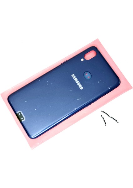 Galaxy A10S A 107 Kasa Arka Pil Batarya Kapağı Mavi