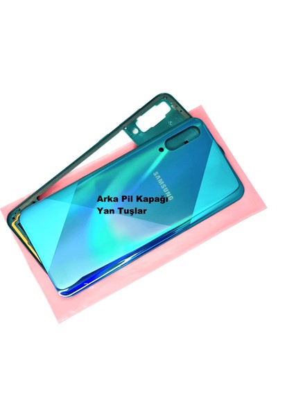 Samsung Galaxy A50S (A507) Full Orj Kasa Arka Pil Batarya Kapağı (Tamir Seti) Yeşil