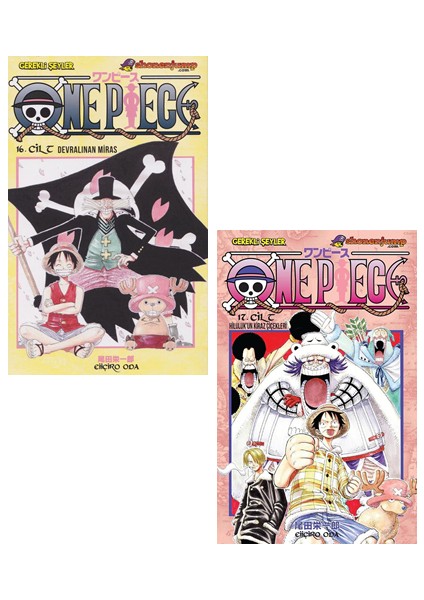 One Piece 16-17. Ciltler Manga Seti