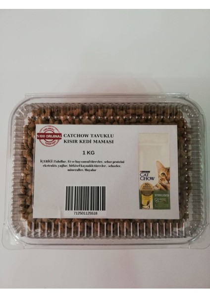 Purina Cat Chow Tavuklu  Kısır Açık Kedi Maması 1 kg