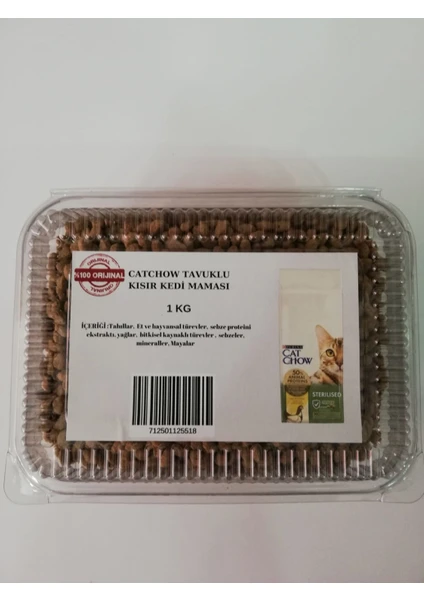 Cat Chow Tavuklu Kısır Açık Kedi Maması 1 kg