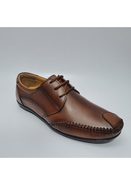 Bağcıklı Önü Dikişli Gerçek/ Deri Rahat Günlük Ayakkabı AY-581 modelleri
