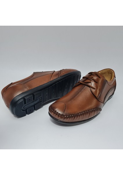 Bağcıklı Önü Dikişli Gerçek/ Deri Rahat Günlük Ayakkabı AY-581 fırsatları