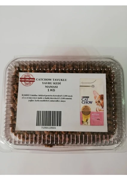 Purina Cat Chow Tavuklu  Yavru Açık Kedi Maması 1 kg