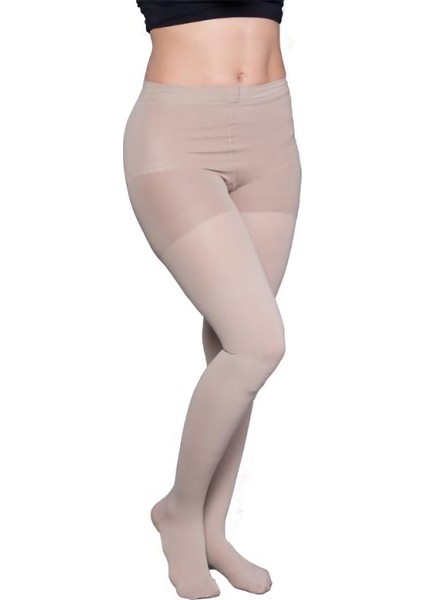 Ccl2 Külotlu Varis Çorabı Burnu Kapalı Ten Rengi