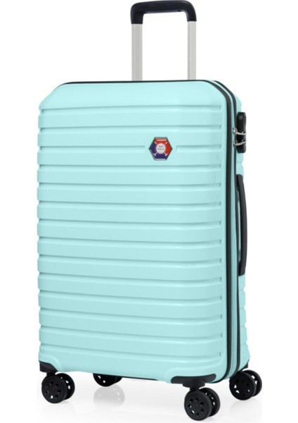 G&d Polo Suitcase Pp Enjeksiyon 3'lü Valiz Seyahat Seti - Model 400.07 Su Yeşili