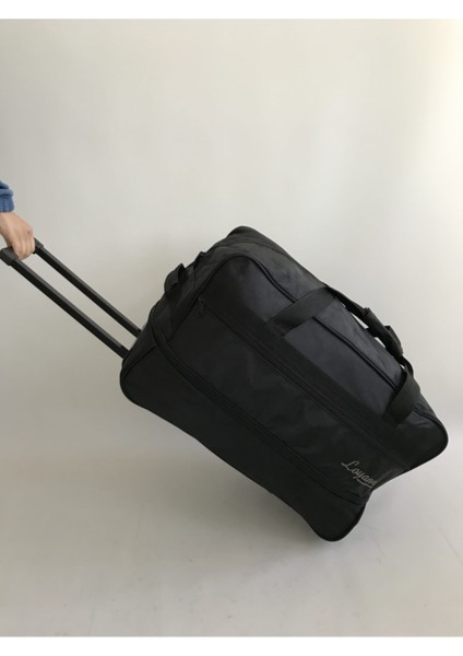 Siyah Tekerlekli Körüklü Büyük Boy Seyahat Valizi & Çantası fiyatları