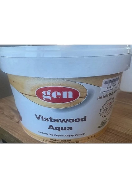 Aqua Vistawood Su Bazlı Dış Cephe Ahşap Verniği