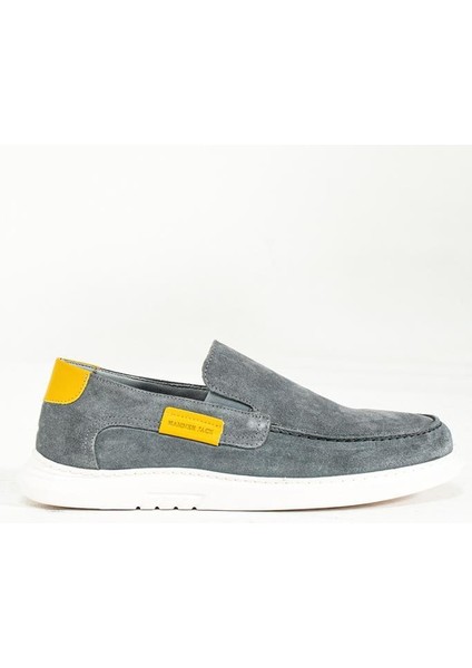 Hammerjack Maykop 22020-M Meet Gri Süet Erkek Ayakkabı